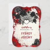 ダーク・ゴシック・ハロウィン「Togher With」招待状 招待状 (正面)