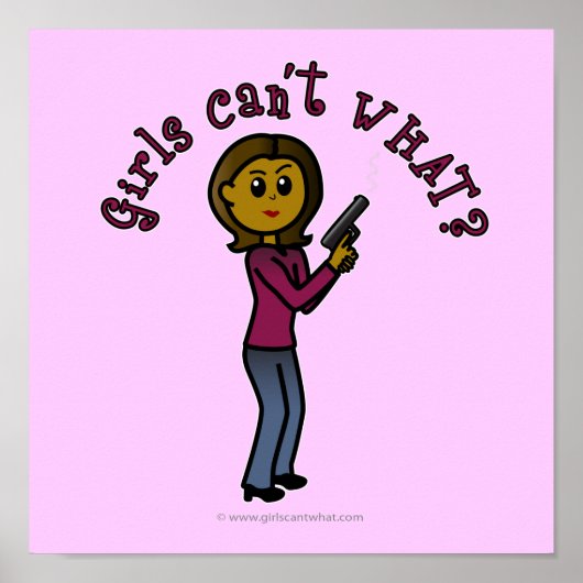 ダーク・シャンプシューター・ガール ポスター (正面)