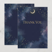 ダーク セレスチャル サンクス カード | 三日月 (正面/裏面)