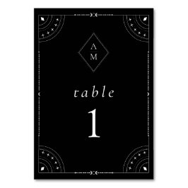 ダーク セレスチャル ムーン & スター テーブルナンバー