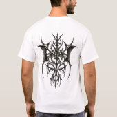 ダーク トライバル スパイク Tシャツ (裏面)
