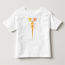 ダーク トライバル フェニックス エンブレム - 神話のシンボル トドラーTシャツ