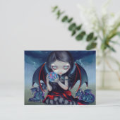 「ダーク・ドラゴン」はがき ポストカード (スタンド正面)