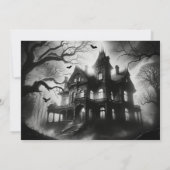 ダーク&ドレアリー夜ハローウィンパーティ招待状 招待状 (裏面)