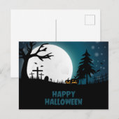 ダーク ハウント ハウス ハロウィン パーティー 招待状 (正面/裏面)