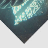 ダーク・ハーレクイン・ウーマン・デカップージ紙 薄葉紙 (詳細)