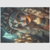 ダーク・ハーレクイン・ウーマン・デカップージ紙 薄葉紙 (正面)