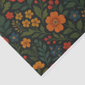 ダーク フローラル コテージコア ワンダーランド 水彩  薄葉紙 (詳細)