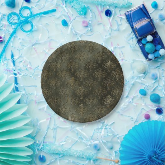 ダーク・ブドワール ペーパープレート (パーティー)