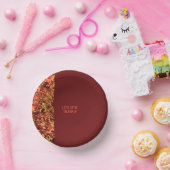 ダーク・ブルゴーニュ離れーズ幸せ感謝祭与え感謝していを行う ペーパーボウル (パーティー)