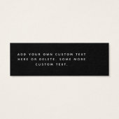 ダーク・マーブルストライプド・ブラックプライスラベル (裏面)