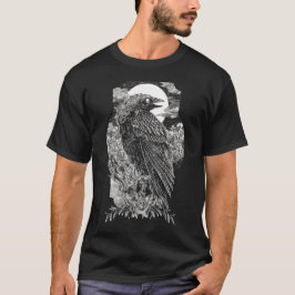 ダーク ミスティカル レイヴン Tシャツ