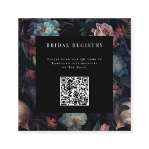 ダーク ムーディー フローラル ゴシック ブライダル シャワー