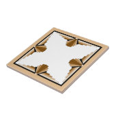 ダーク&ライトタンのアートデコ要素 タイル (側面)