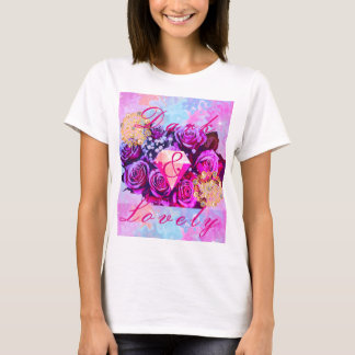 ダーク&ラブリーウィメンズグラフィックティー Tシャツ
