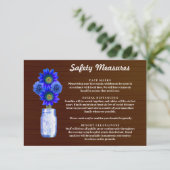 ダーク ルスティック ブルー フラワーマソンジャー 安全対策 エンクロージャーカード (スタンド正面)