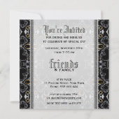 ダーク·中世部族融合特別パーティー招待状 招待状 (裏面)