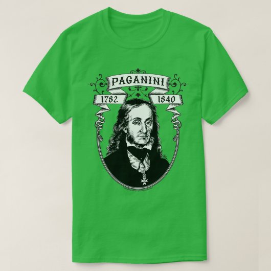 ダークsのPaganini Tシャツ (デザイン正面)