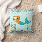 ダーシュントとマーメイドテール装飾用クッション クッション (ブランケット)