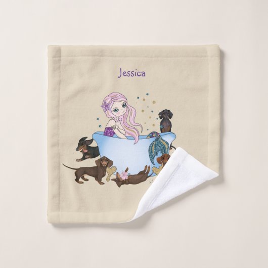 ダーシュント人魚の洗い布 ウォッシュタオル (ウォッシュタオル)