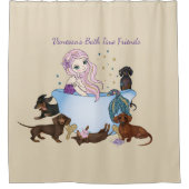 ダーシュント人魚シャワーカーテン シャワーカーテン (正面)