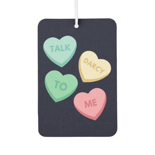 ダーシーと私3世に話し合う カーエアーフレッシュナー (正面)