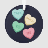 ダーシーと話すIII オーナメント (裏面)