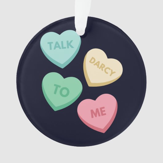 ダーシーと話すIII オーナメント (正面)