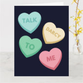 ダーシーと話すIII カード (黄色い花)