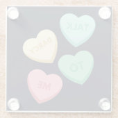 ダーシーと話すIII ガラスコースター (裏面)