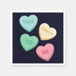 ダーシーと話すIII スタンダードカクテルナプキン