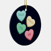 ダーシーと話すIII セラミックオーナメント (右)