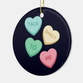 ダーシーと話すIII セラミックオーナメント (左)