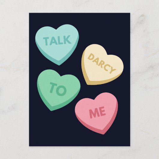 ダーシーと話すIII ポストカード (正面)