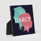 ダーシーに話しかけて IV フォトプラーク (正面)