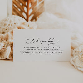 ダーシーボホ白黒ベビーシャワーブズベビー エンクロージャーカード