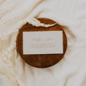 ダーシーモダンミニマルアイボリー金ゴールド表示シャワー エンクロージャーカード