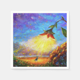 ダーシー夫人を見つける スタンダードカクテルナプキン