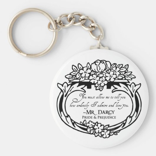 ダーシー氏の愛と崇拝 キーホルダー (正面)