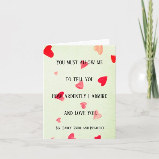 ダーシー氏カード カード (正面)