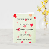 ダーシー氏カード カード (黄色い花)