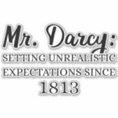 ダーシー氏: 1813年からの非現実的な期待 II シール (正面)
