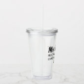 ダーシー氏：1813年以来の非現実的な期待 アクリルタンブラー (右)