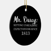ダーシー氏：1813年以来の非現実的な期待 セラミックオーナメント (右)