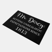 ダーシー氏：1813年以来の非現実的な期待 ドアマット (アングル)