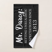 ダーシー氏:1813年以来の非現実的な期待 バスタオルセット (ハンドタオル)