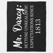 ダーシー氏：1813年以来の非現実的な期待 フリースブランケット (正面)