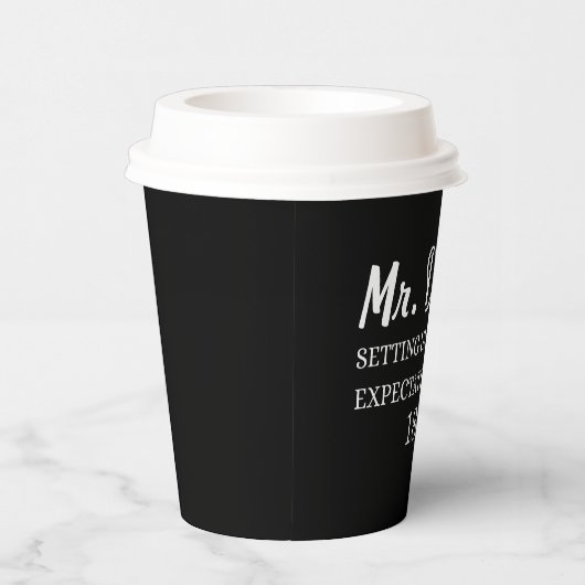 ダーシー氏:1813年以来の非現実的な期待 紙コップ (右)