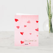 ダーシー・バレンタイン カード (裏面)