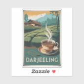 ダージェリングインドティートラベルアートヴィンテージ シール (シート)